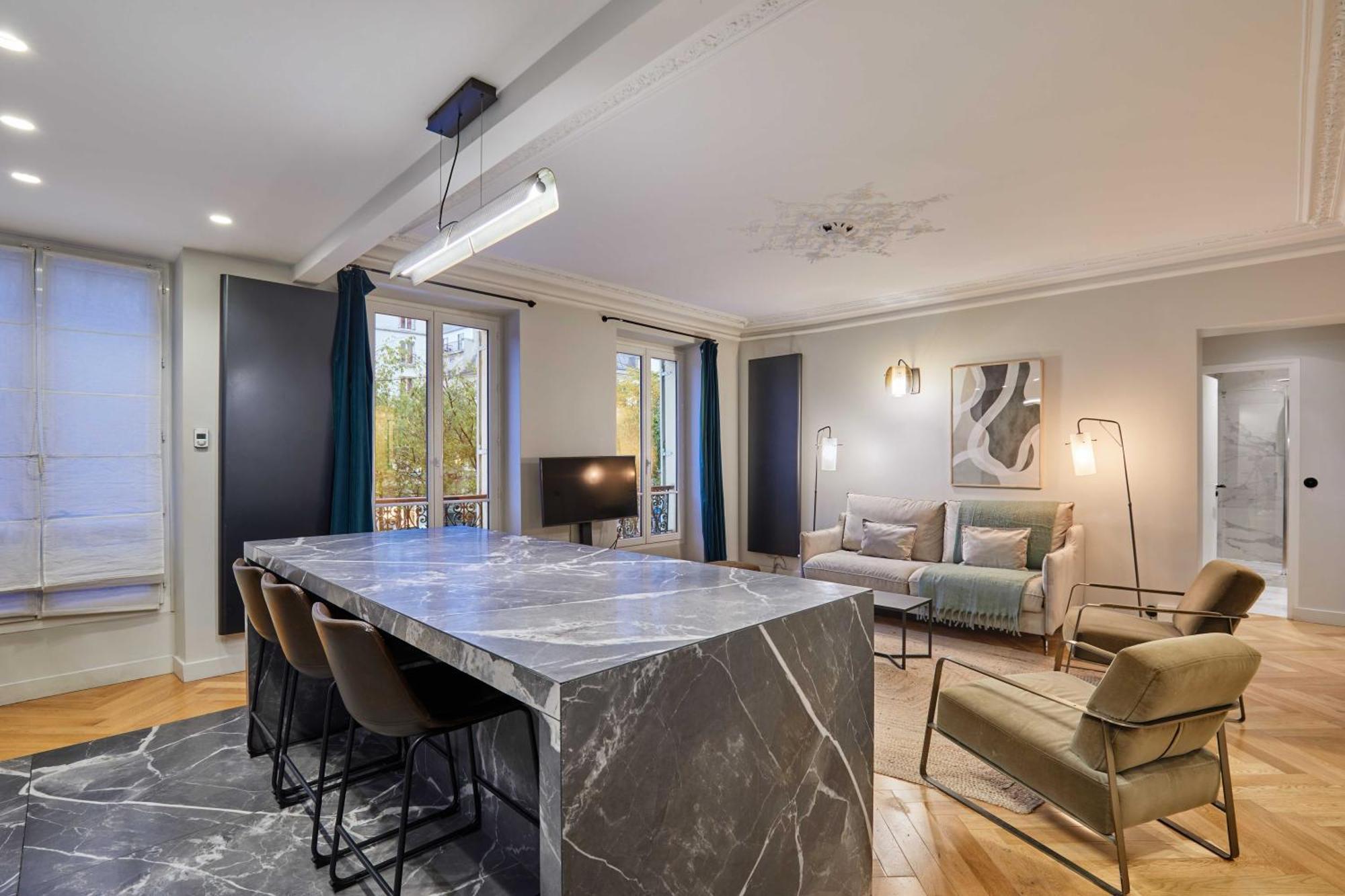 Magnificent Apartment - 3Br- 8P - Batignolles Parijs Buitenkant foto
