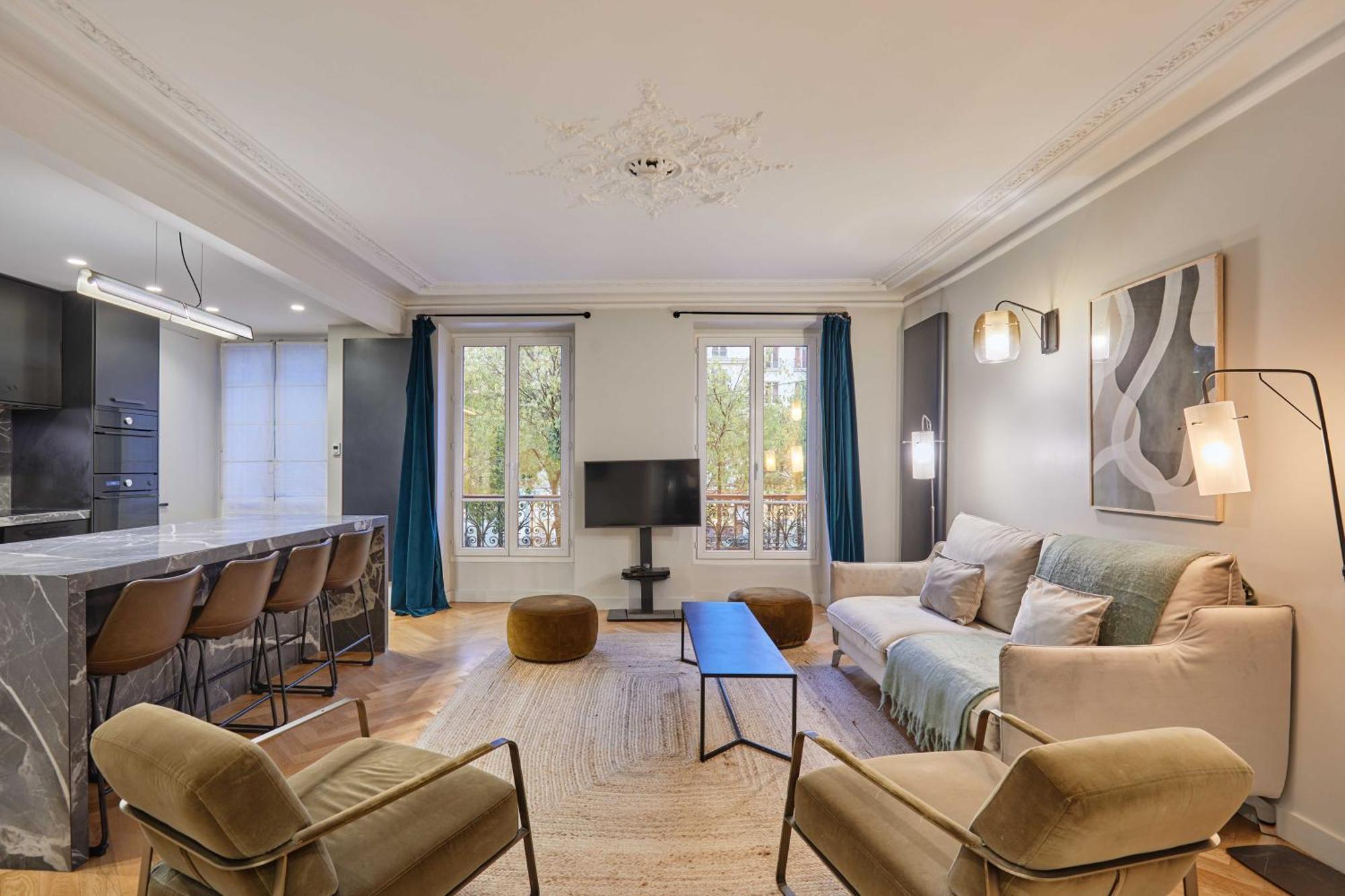 Magnificent Apartment - 3Br- 8P - Batignolles Parijs Buitenkant foto